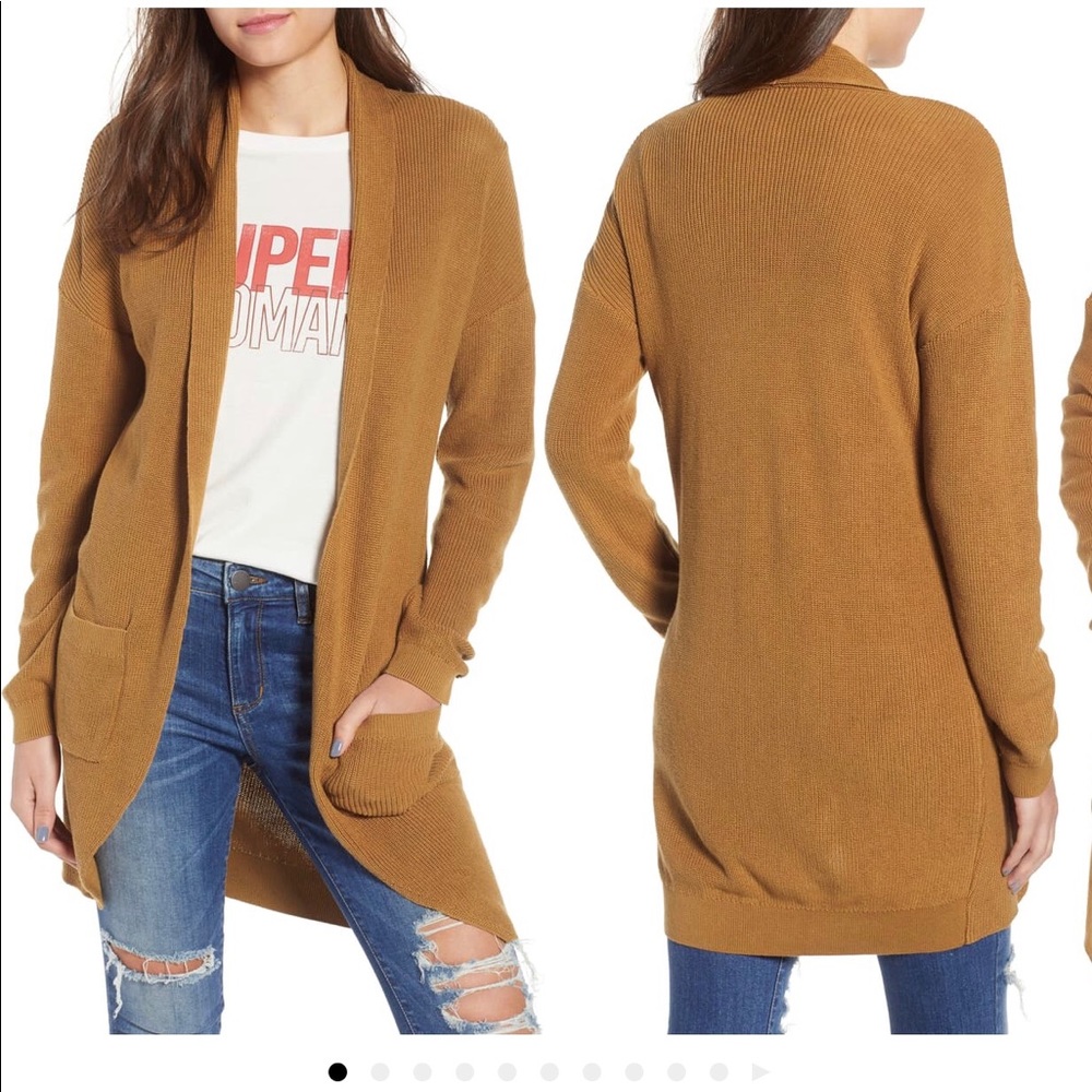 BP. Stich curve hem cardigan from Nordstrom